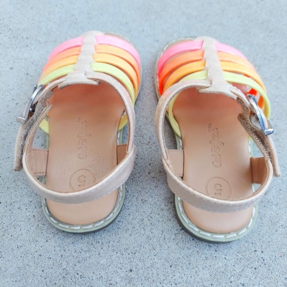 Cat and Jacket Toddler Shanel Fisherman Sandals - Picture 8 of 9